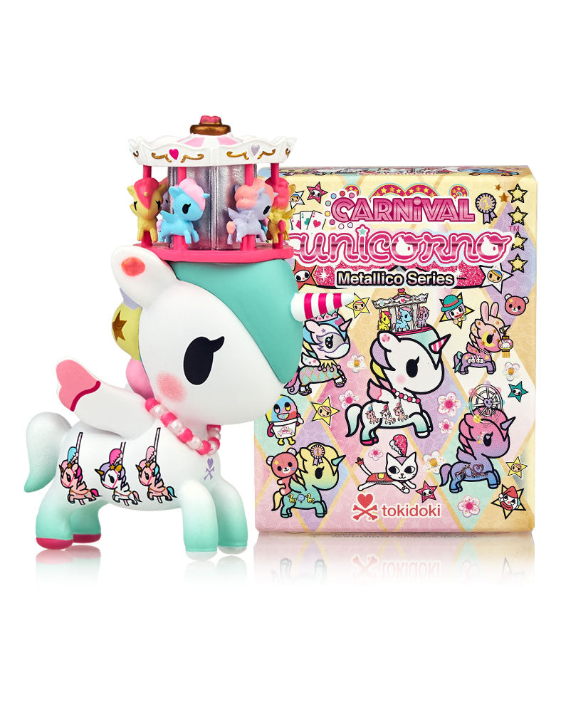 Carnival Unicorno Metallico Blind Box Series by Tokidoki