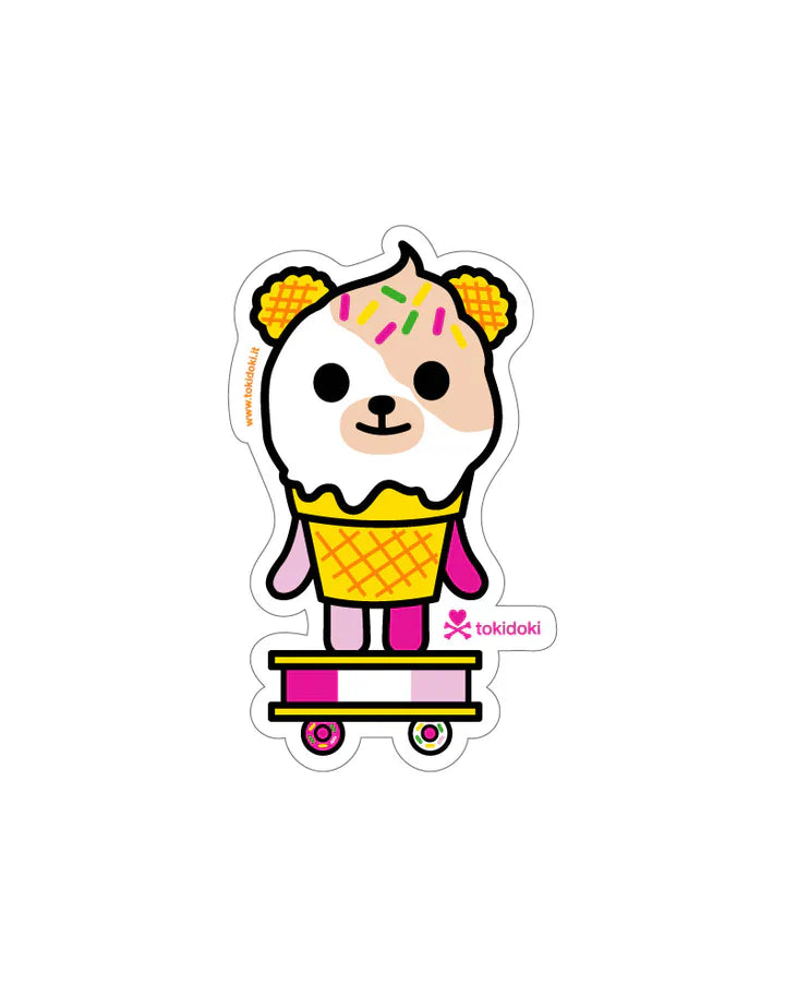 Teddy Freeze Die Cut Sticker by Tokidoki