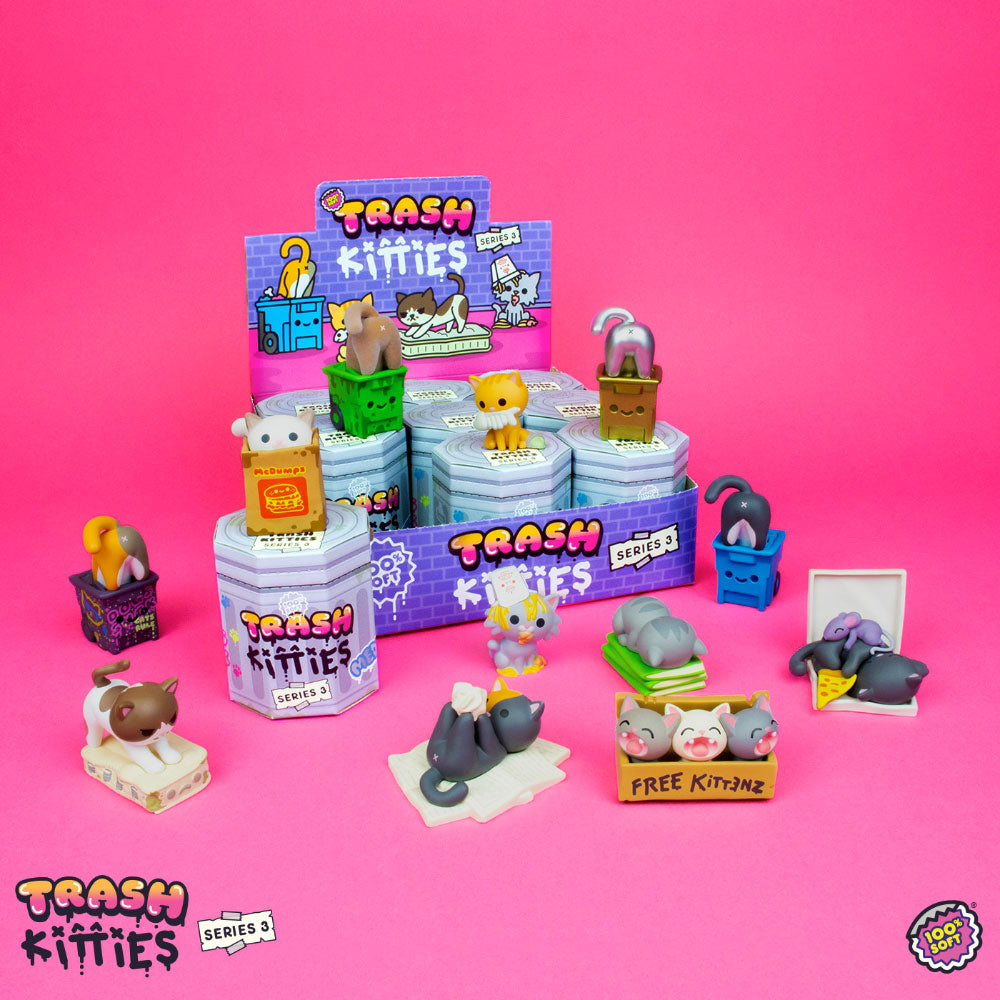 Trash Kitties Series 3 Blind Box by 100% Soft