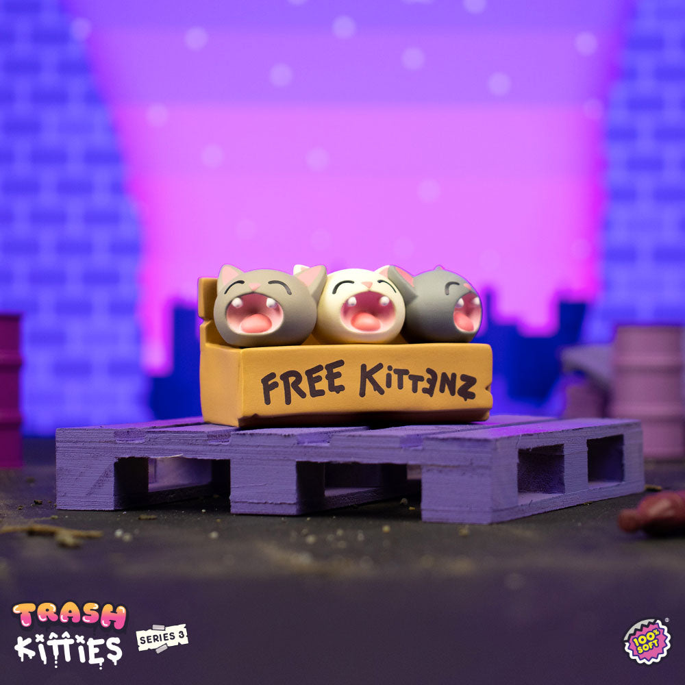 Trash Kitties Series 3 Blind Box by 100% Soft