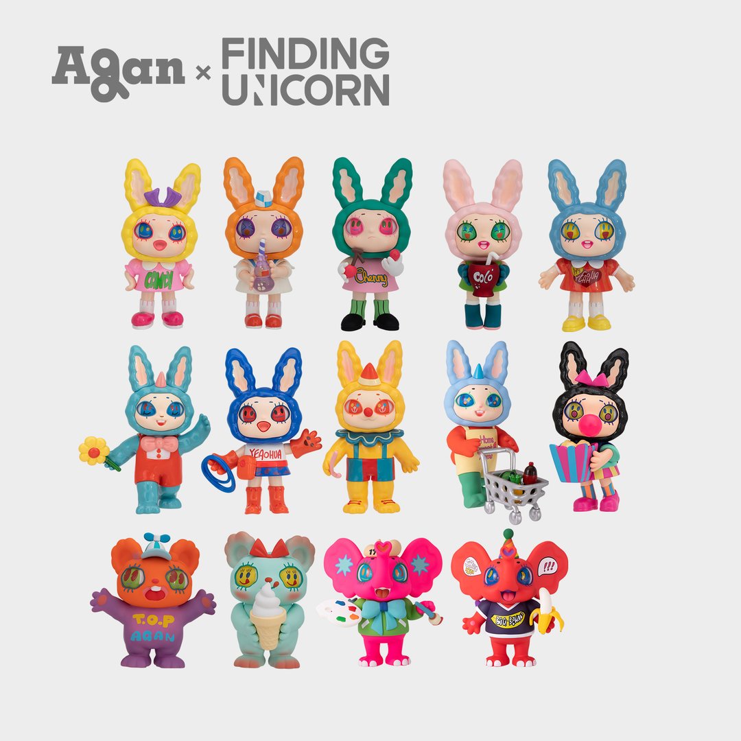 YEAOHUA Agan American Vintage Series Blind Box by Agan x Finding Unicorn