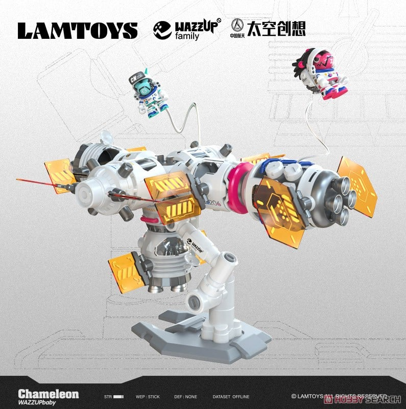 WAZZUPbaby Creation Space 206 Chameleon Blind Box Series by Lam Toys