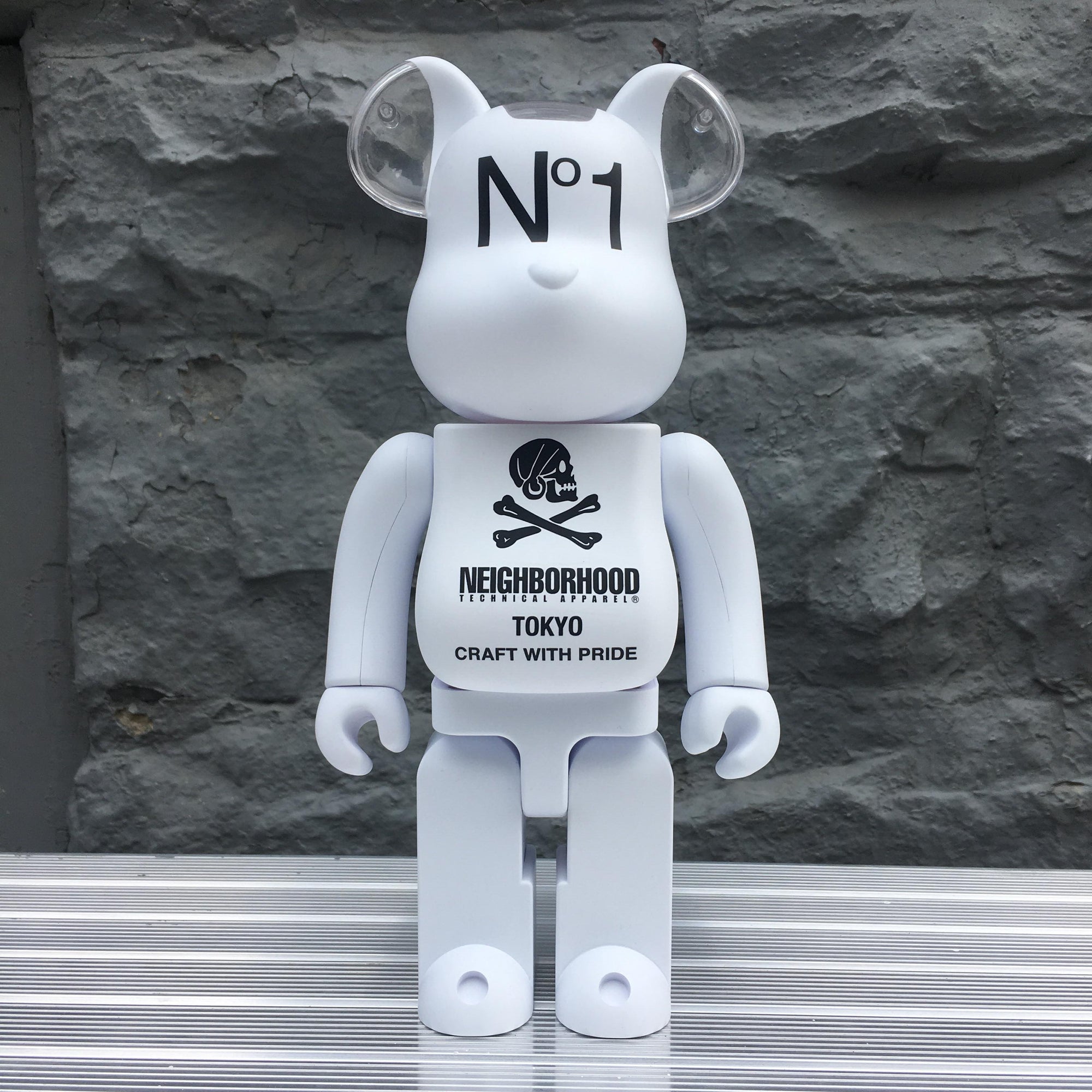 1000%400%100% 全セットBE@RBRICK NEIGHBORHOOD Neighborhood White 100% + 400% Bearbrick Set by Medicom Toy x