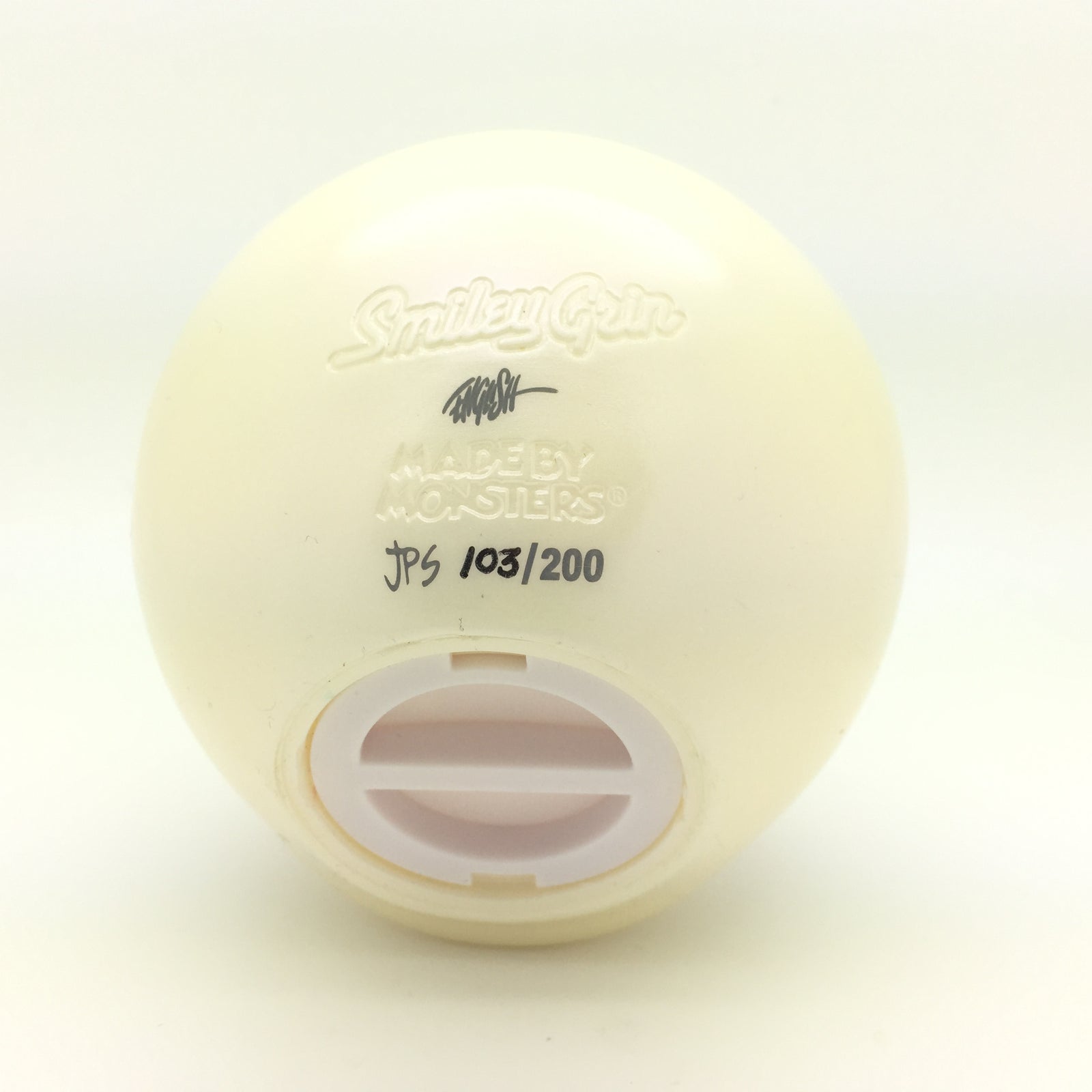 Smiley Grin Pearl - White Grin Edition by Ron English x Made By Monsters x JPS gallery