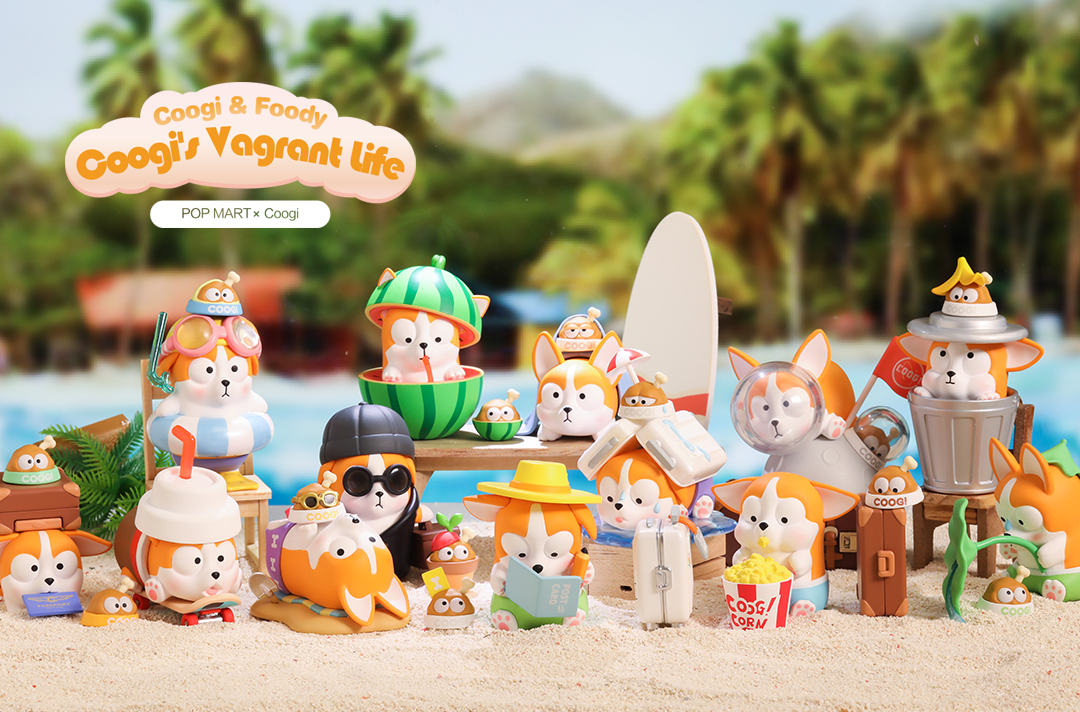 Coogi and Foody - Coogi's Vagrant Life Blind Box Series by POP MART