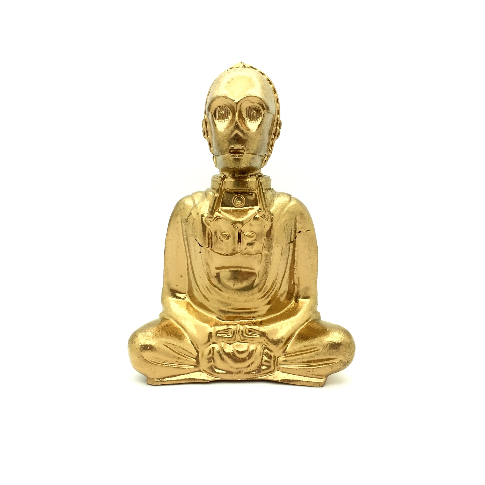 Gold C-3P0 Buddha 4" Figure by Modulicious