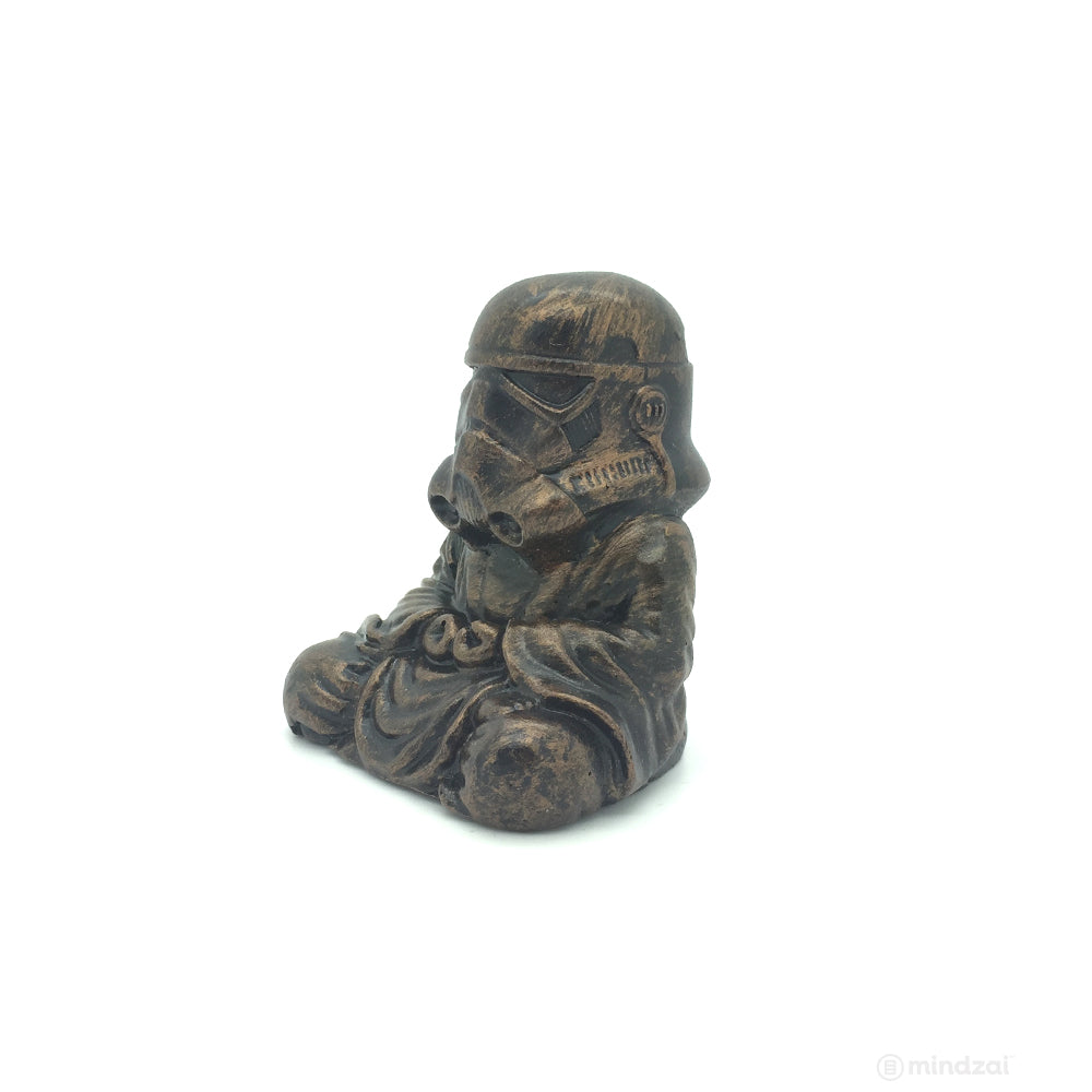 Bronze First Order Storm Trooper Buddha Bronze 4" Figure by Modulicious