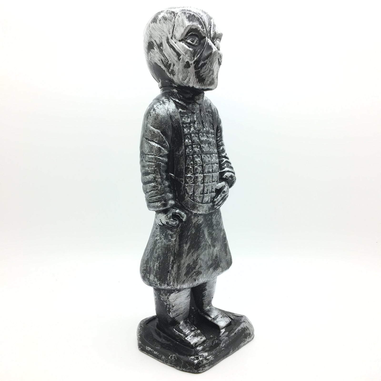 Terracotta Deadpool Silver 9-Inch Art Toy Figure by Modulicious