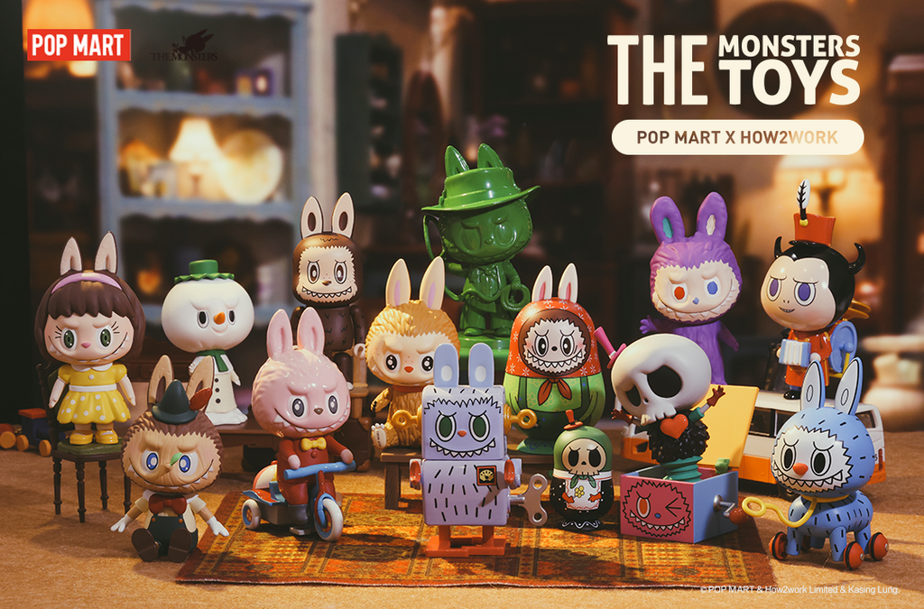 The Monsters Toys Series Blind Box by POP MART x How2work x Kasing