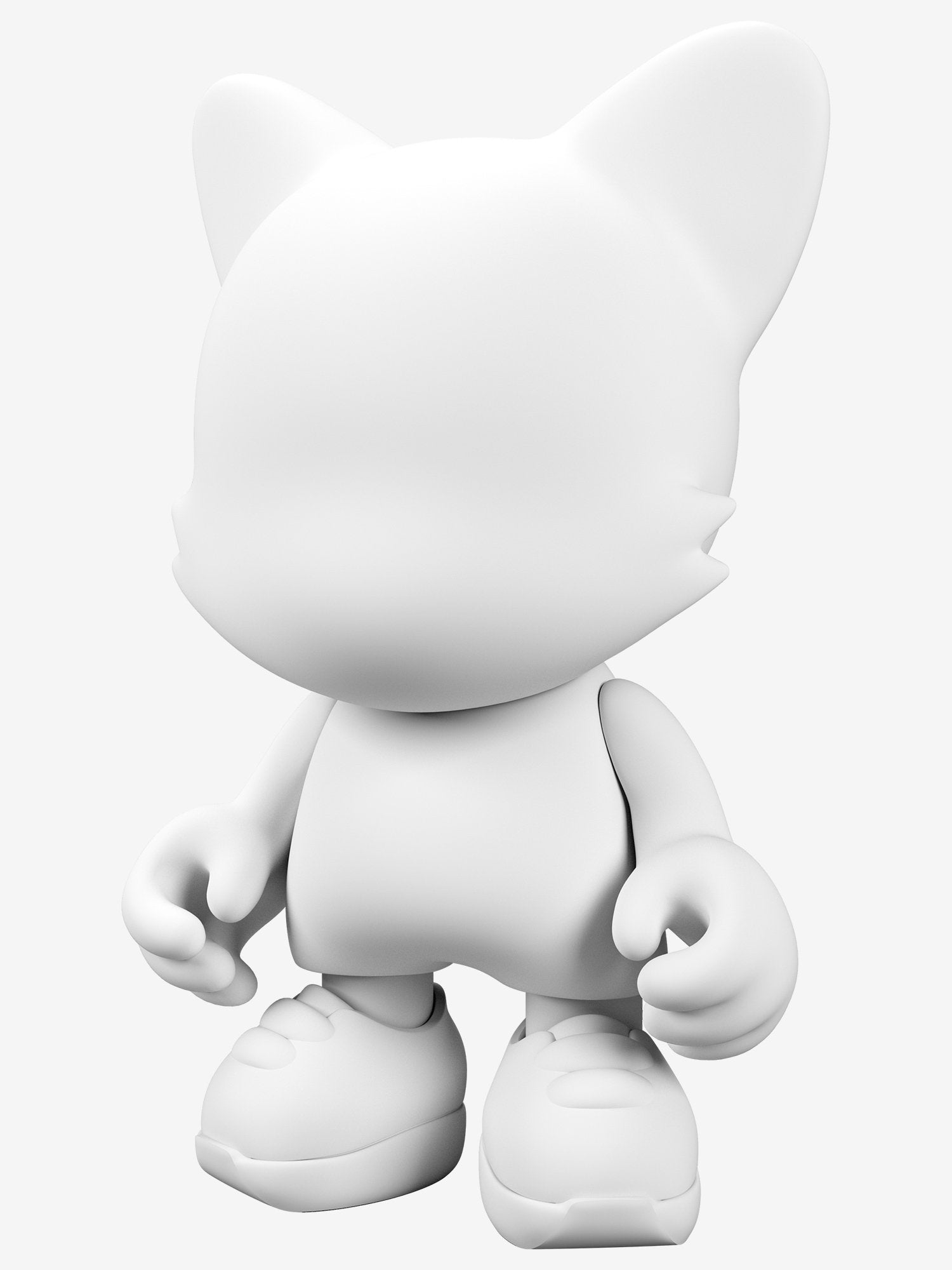White DIY Blank 15-INCH UberJanky Toy by Superplastic