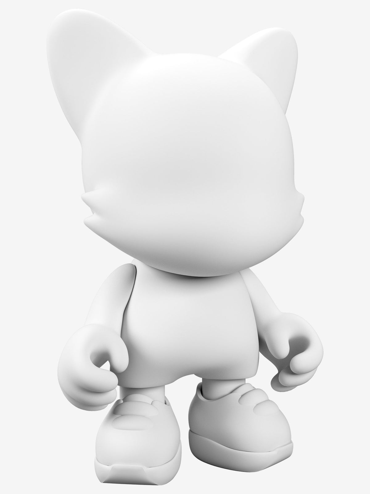 White DIY Blank 15-INCH UberJanky Toy by Superplastic