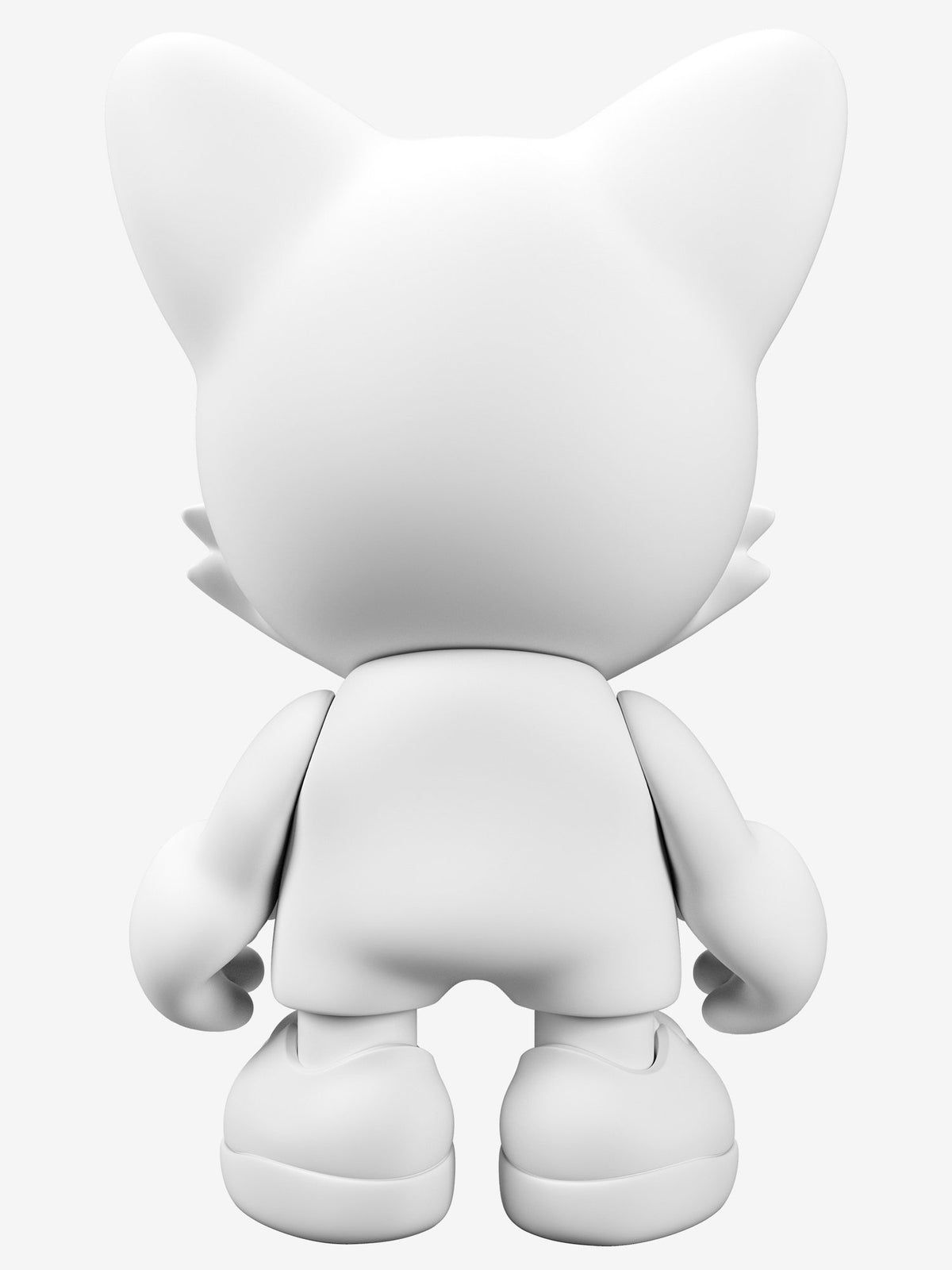White DIY Blank 15-INCH UberJanky Toy by Superplastic