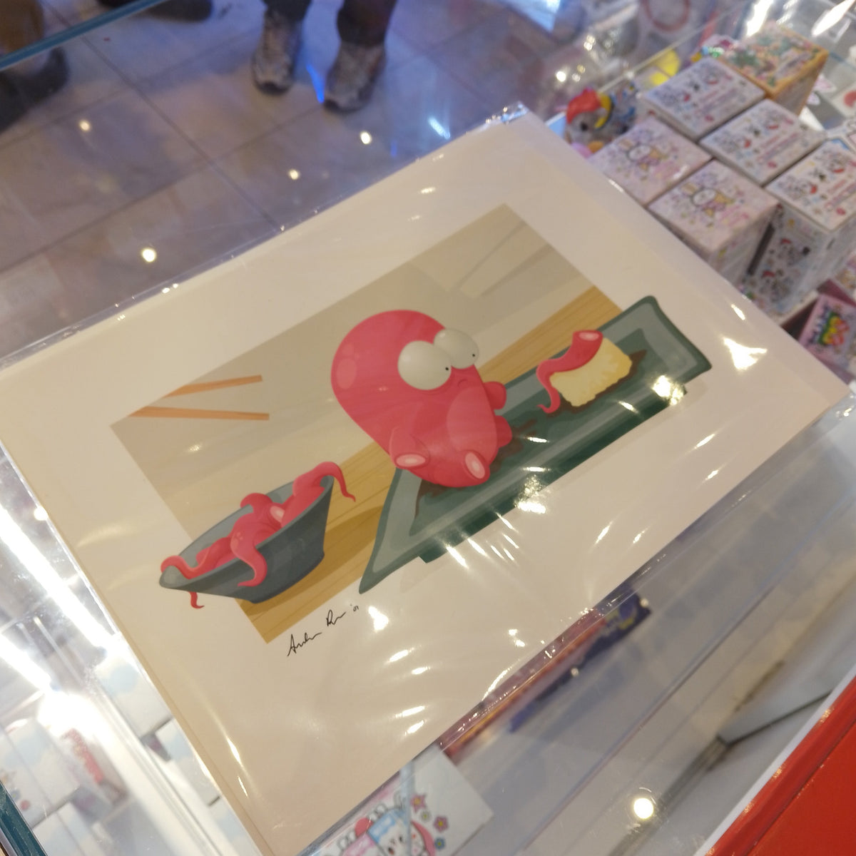 Never Look Back Print (Red) by Andrew Bell - 1