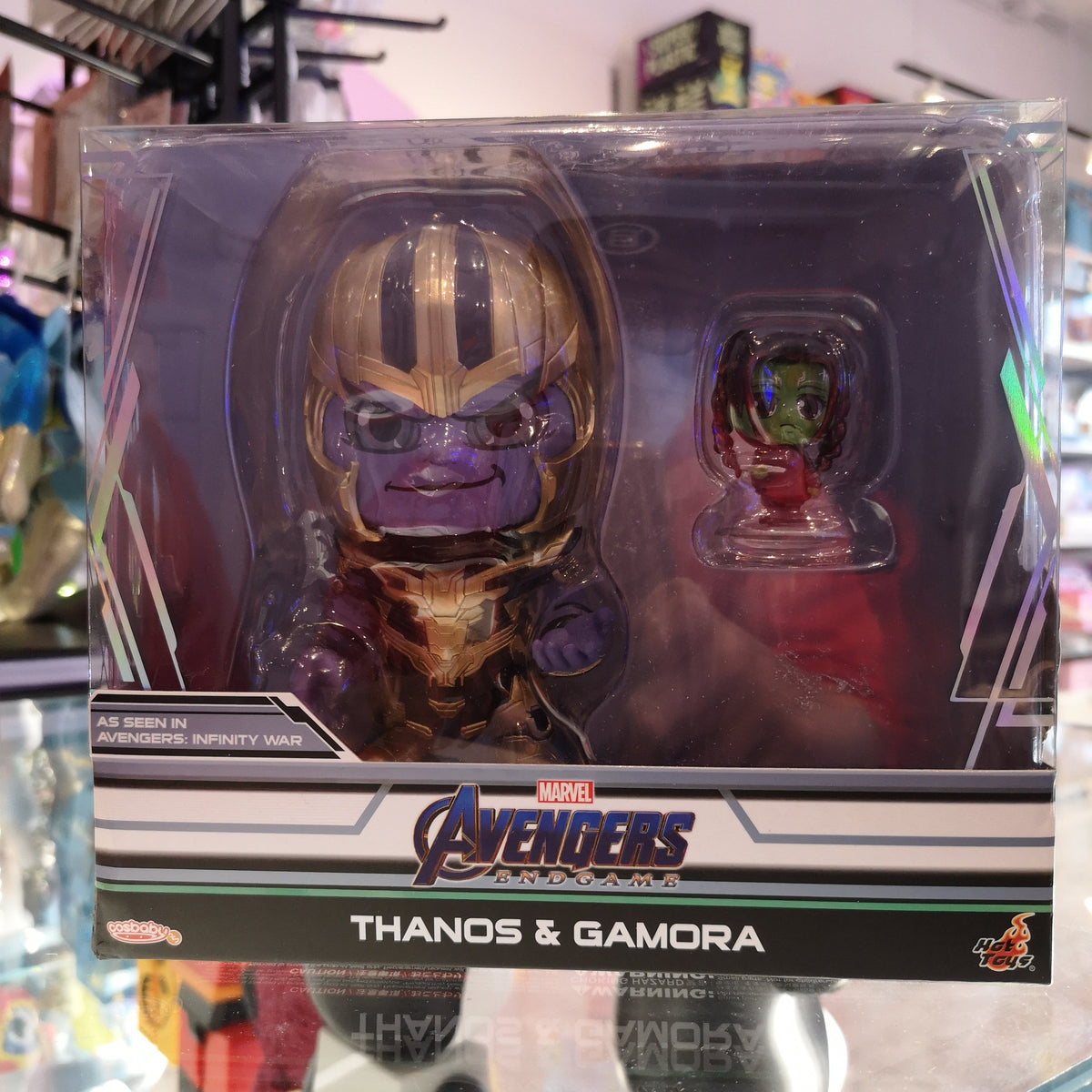 Thanos &amp; Gamora (Cosbaby Bobble Head) Avenger Endgame by Marvel x Cosbaby - 1