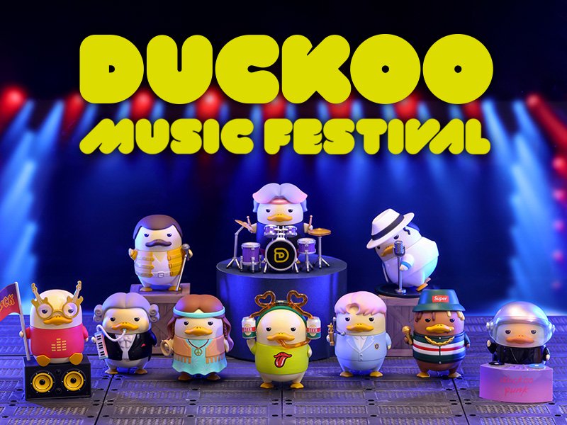 Duckoo Music Festival Blind Box Series by POP MART