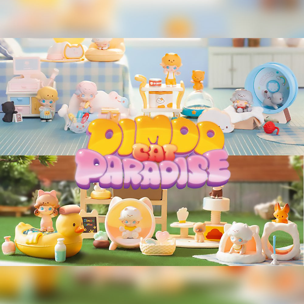 Dimoo Cat Paradise Prop Blind Box Series by POP MART - Mindzai Toy