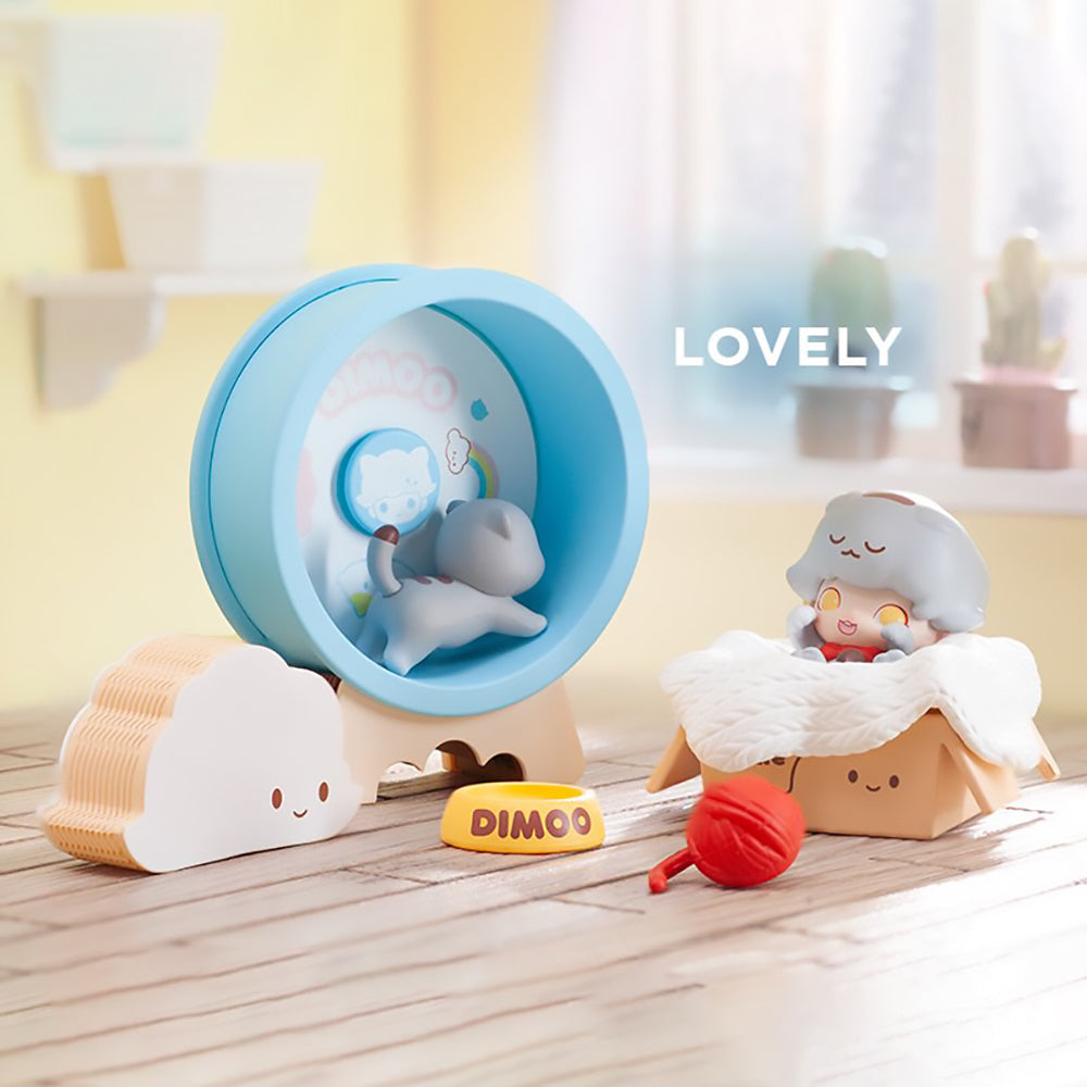 Dimoo Cat Paradise Prop Blind Box Series by POP MART - Mindzai Toy