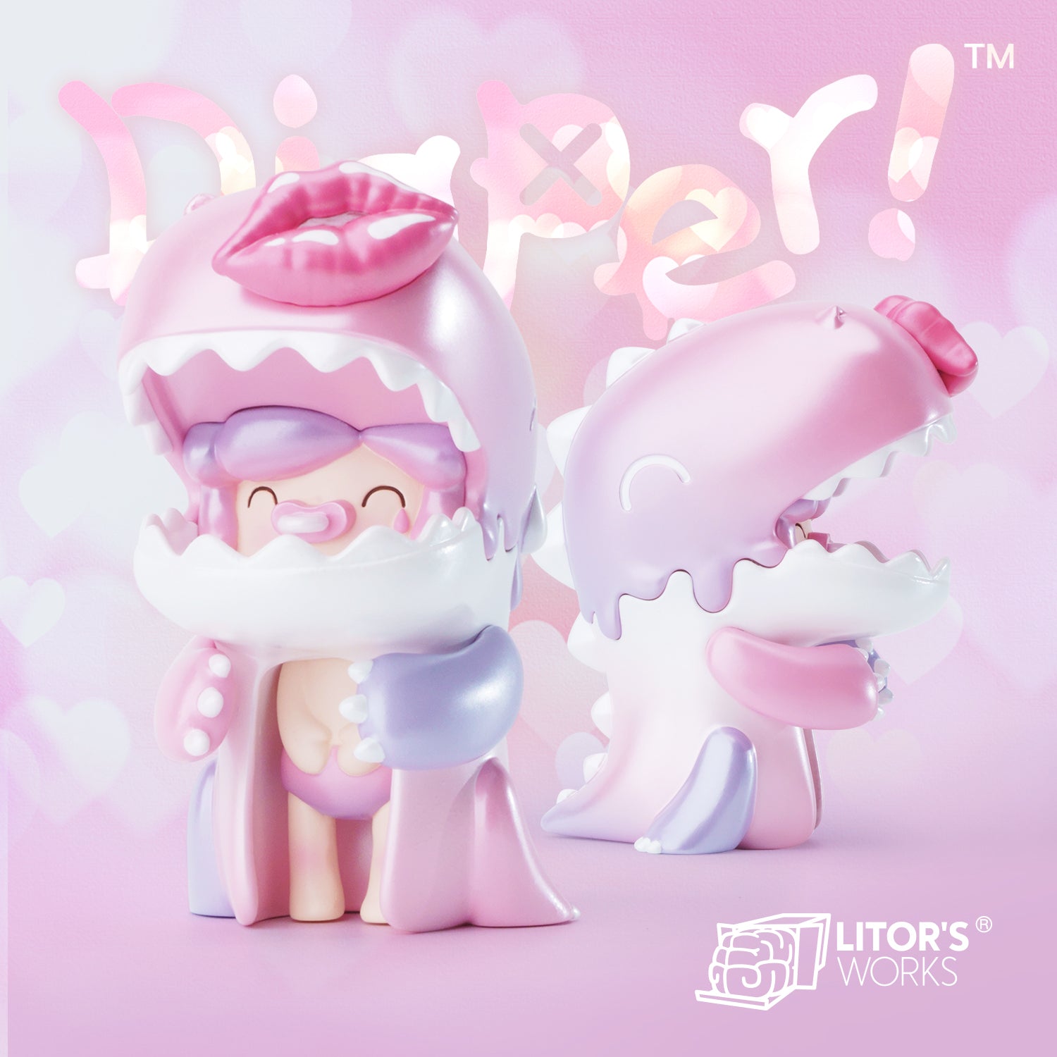Umasou! Diaper MUA Art Toy Figure by Litor's Work