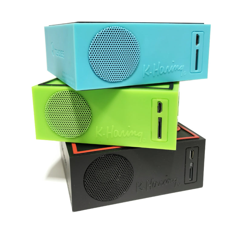 Keith Haring SoundQube Black Bluetooth Speaker