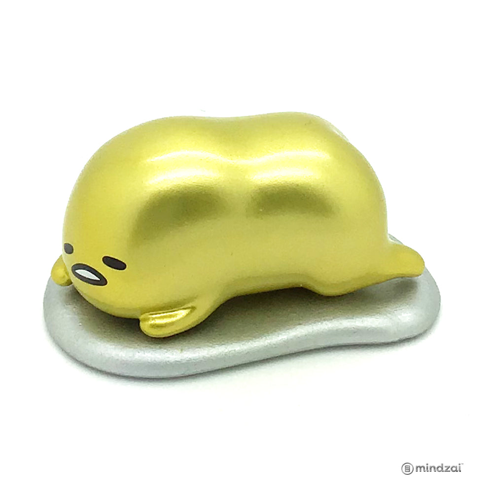 Gudetama Eggstra Lazy Vinyl Mini Figure Series by Kidrobot x Sanrio - 24K Egg [Chase]