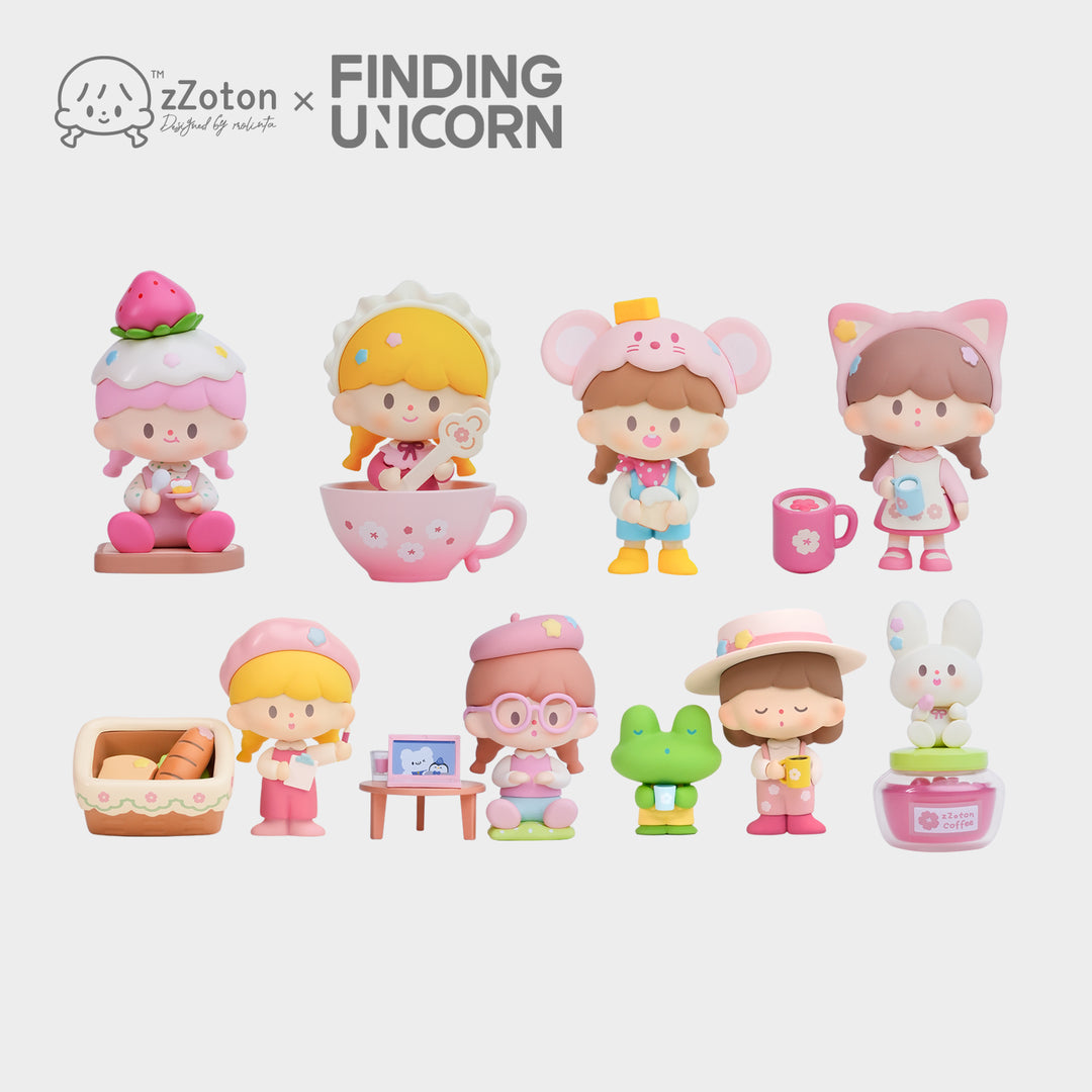 Molinta zZoton Cherry Blossom Cafe Blind Box Series by Molinta x Finding Unicorn
