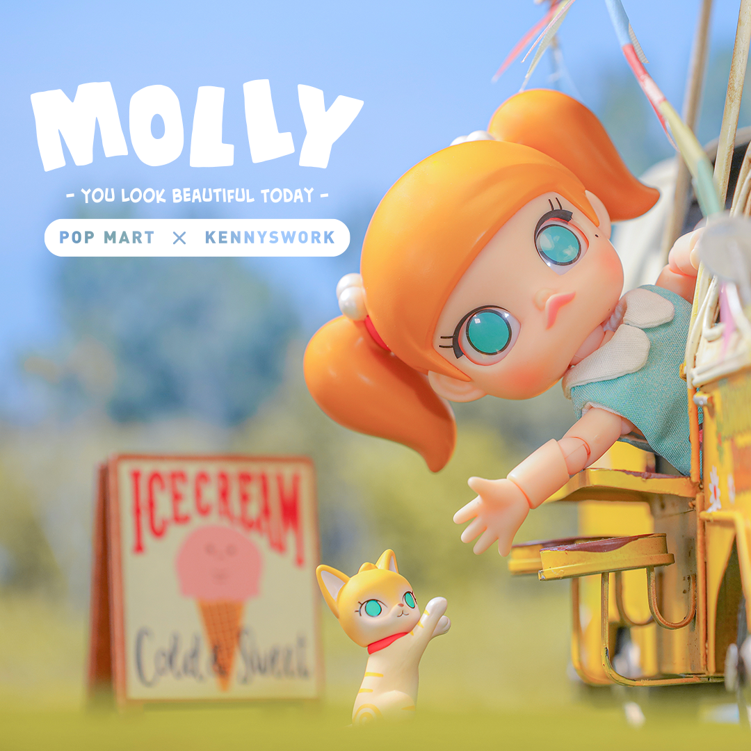 Molly You Look Good Today BJD Art Toy Figure by Kennyswork x POP