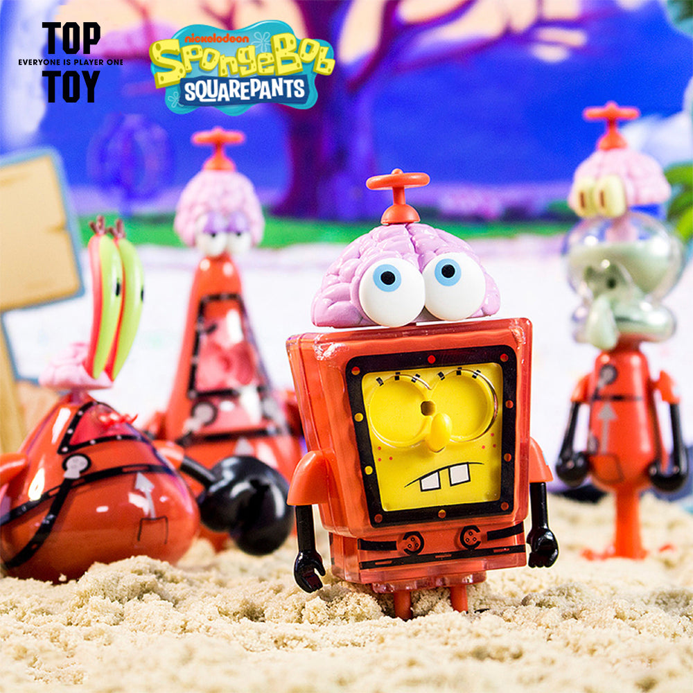 Spongebob Flying Brain Bricks Blind Box Series by TOP TOY