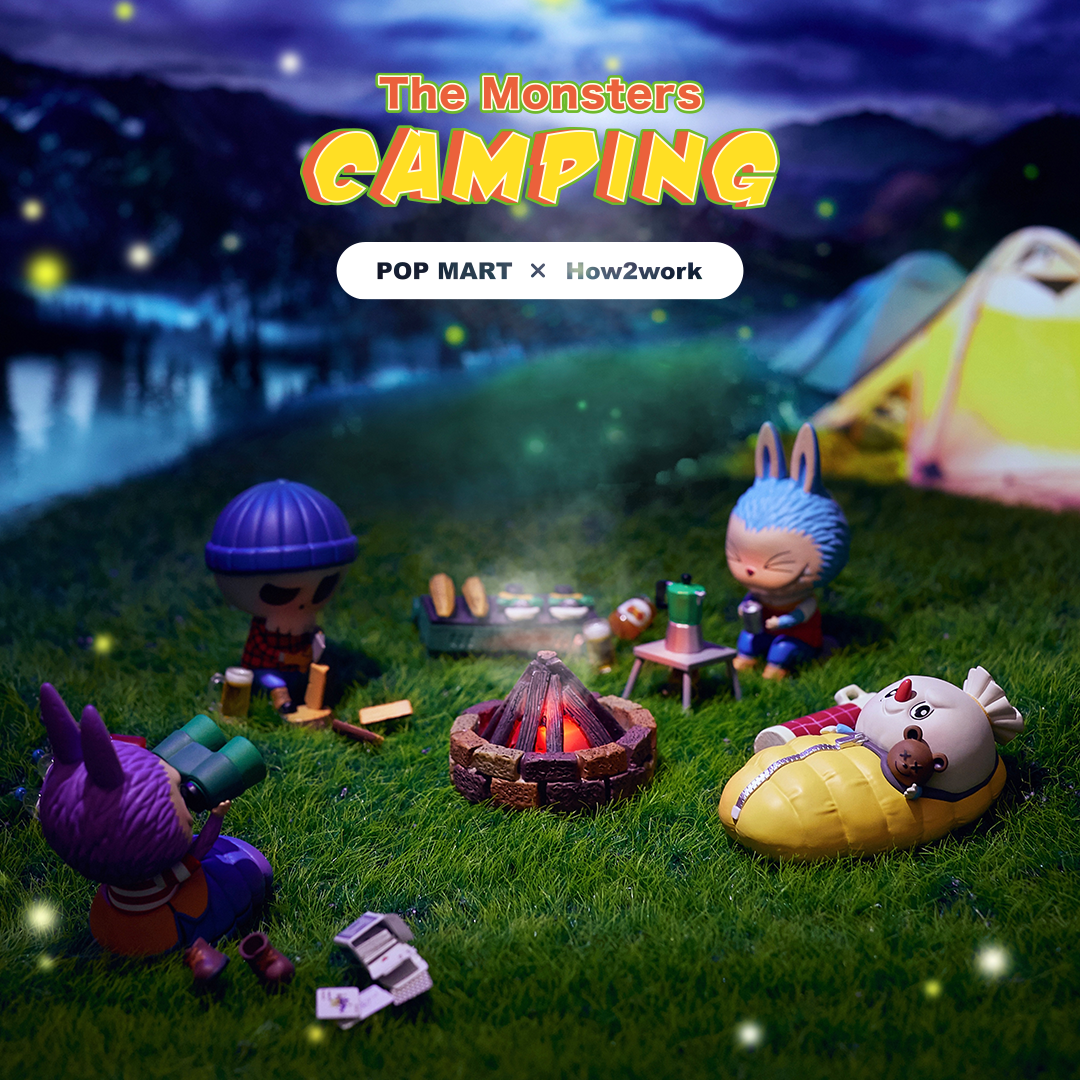 The Monster Camping Series Blind Box by POP MART x Kasing Lung