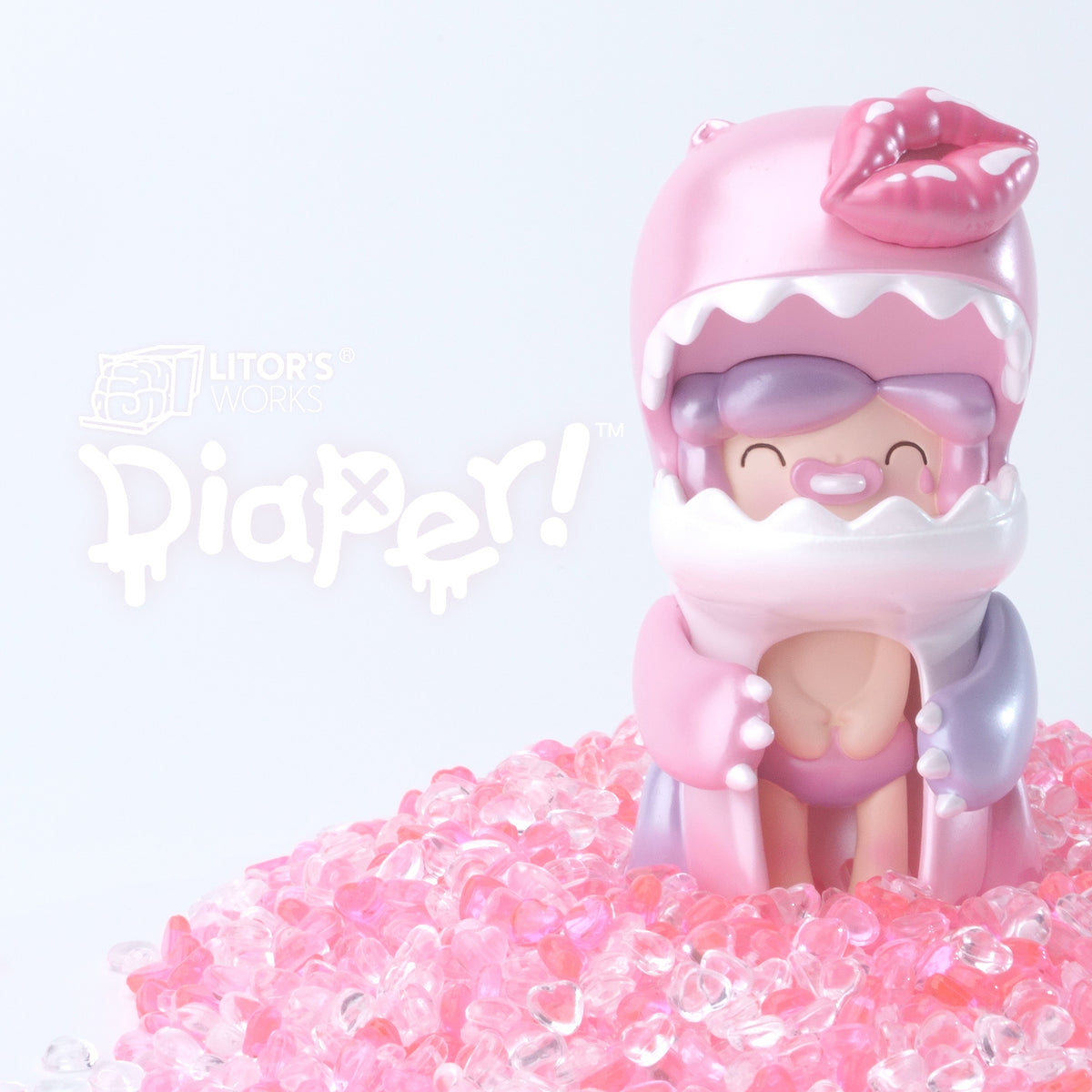 Umasou! Diaper MUA Art Toy Figure by Litor's Work