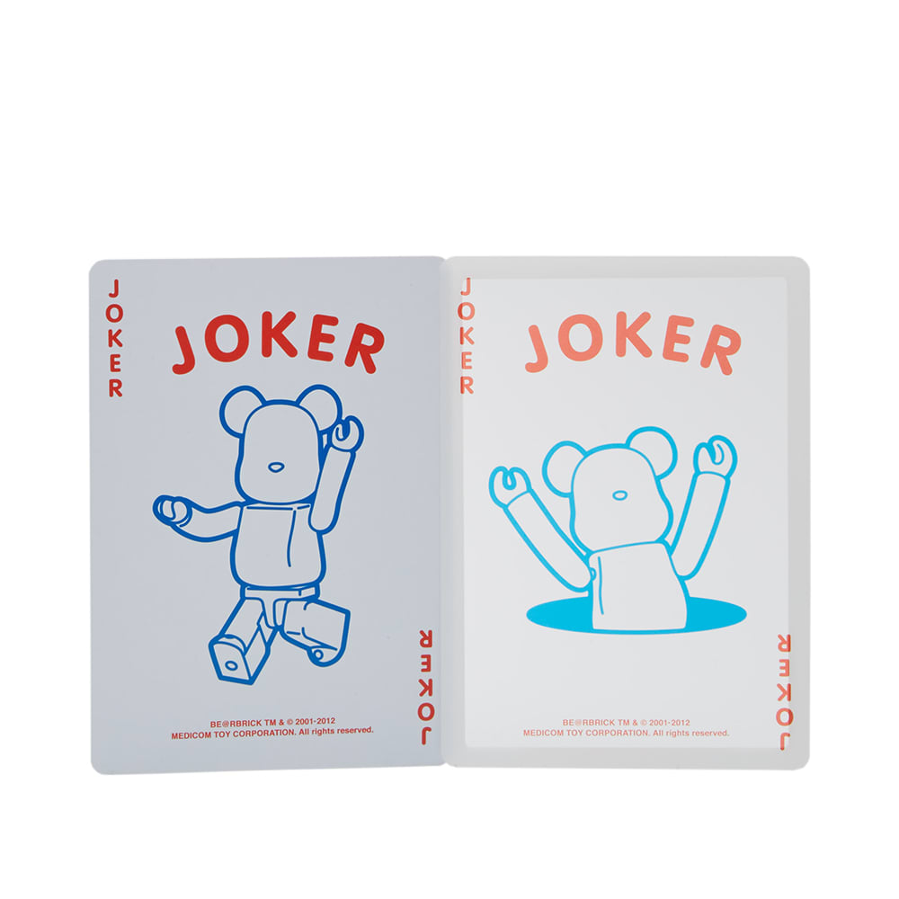 Bearbrick Clear and Solid Playing Cards Medicom Toy Exhibition 2012 with Plastic Case