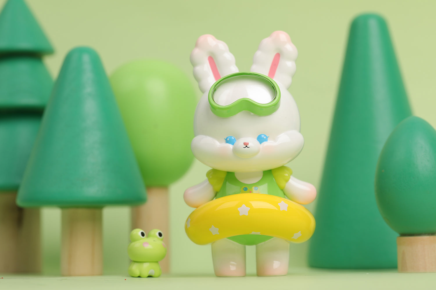 Frog Swim POPO Rabbit by SeaStar Studios