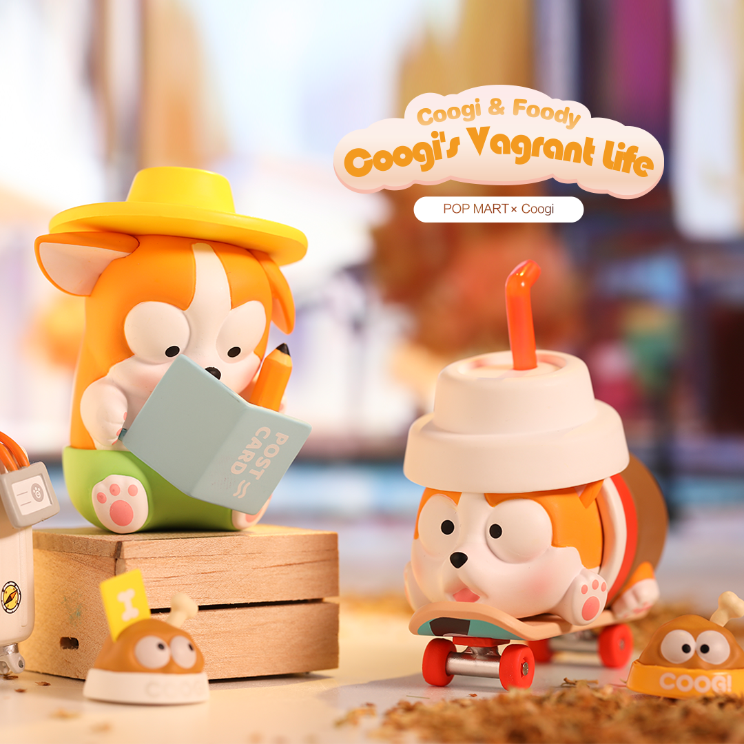 Coogi and Foody - Coogi's Vagrant Life Blind Box Series by POP MART