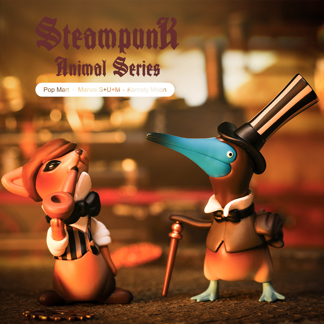 Steampunk Animal Blind Box Series by POP MART x Manas x Kamaty Moon