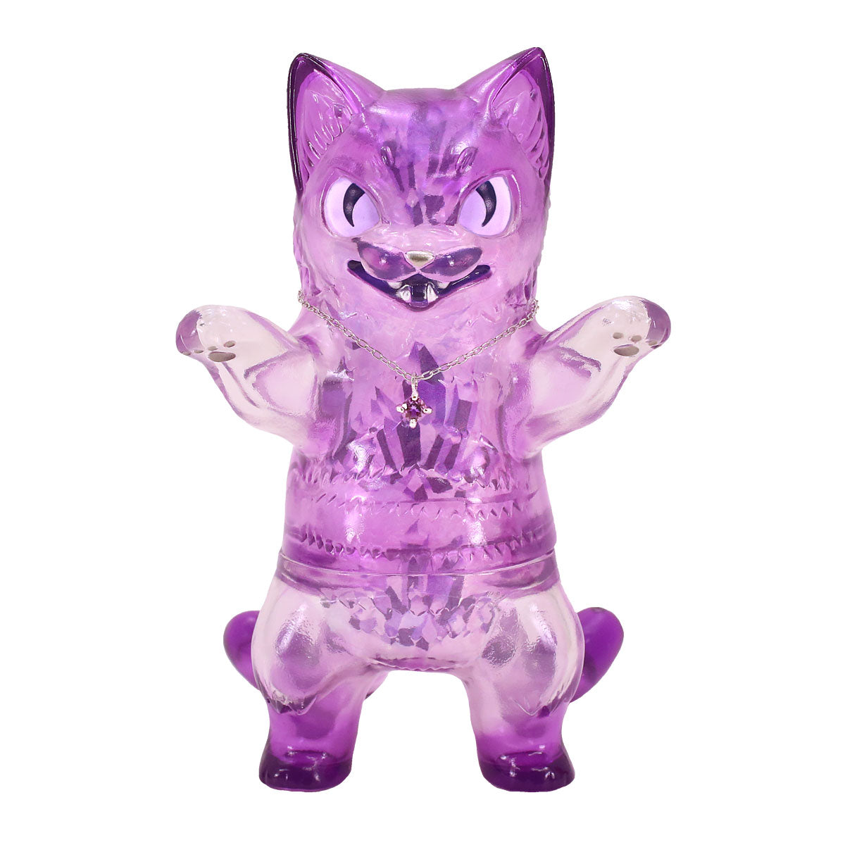 Negora Birthstone Collection (Amethyst Version) Sofubi Art Toy by Konatsuya