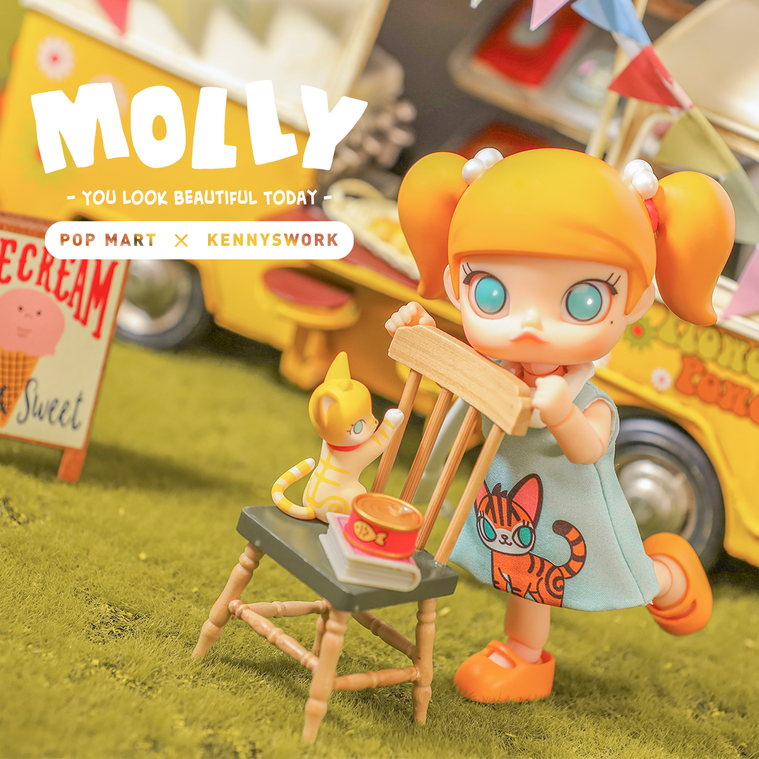 Molly You Look Good Today BJD Art Toy Figure by Kennyswork x POP 