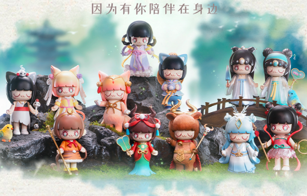 Ore Toys 未来人間 miki ningen Kimmy & Miki Chinese Myths Blind Box Series by 52Toys - Mindzai
