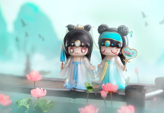 Kimmy & Miki Chinese Myths Blind Box Series by 52Toys - Mindzai