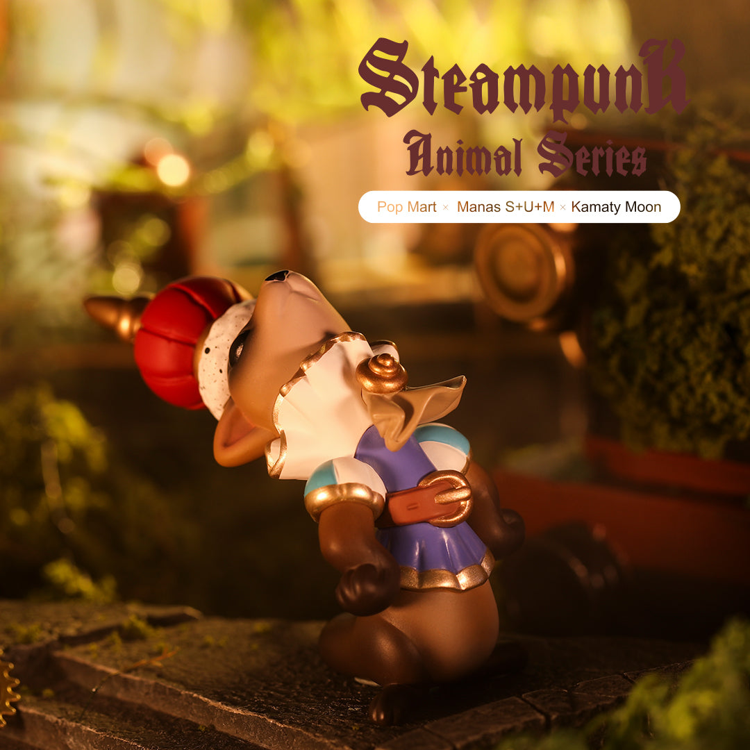 Steampunk Animal Blind Box Series by POP MART x Manas x Kamaty Moon