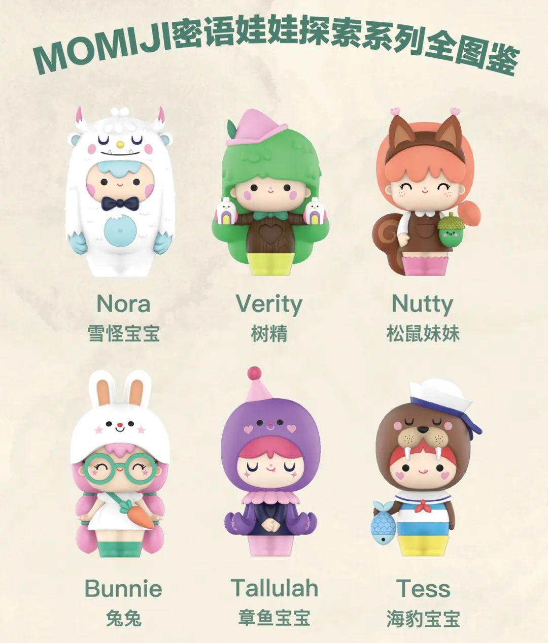 Momiji Explore Blind Box Toy Series by Momiji x POP MART