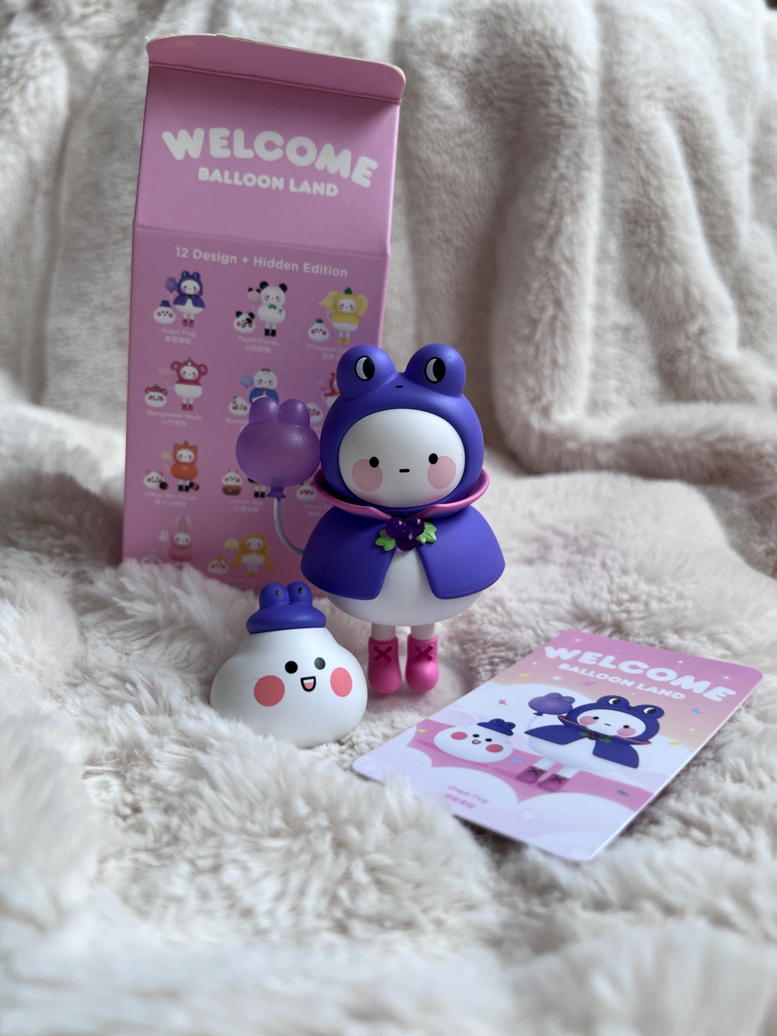 Bobo and Coco Balloon Land Blind Box Toy Series by POP MART - Grape Frog - 1