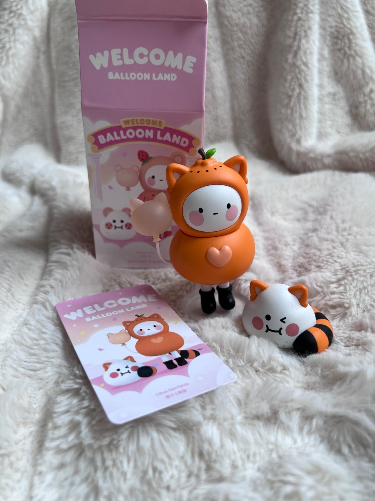Bobo and Coco Balloon Land Blind Box Toy Series by POP MART - Citrus Red Panda - 1
