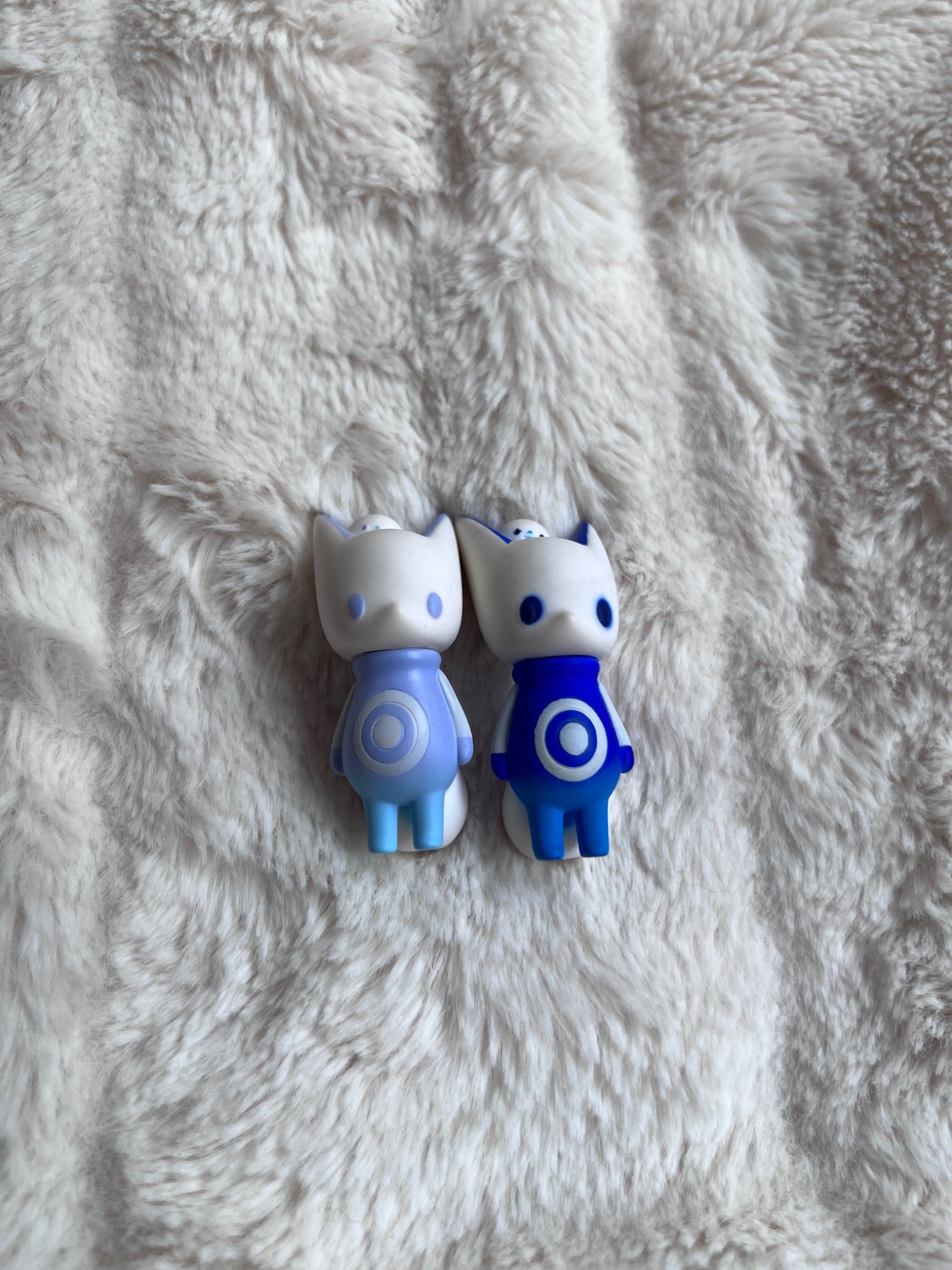 Pair of Blue Foxes - 1