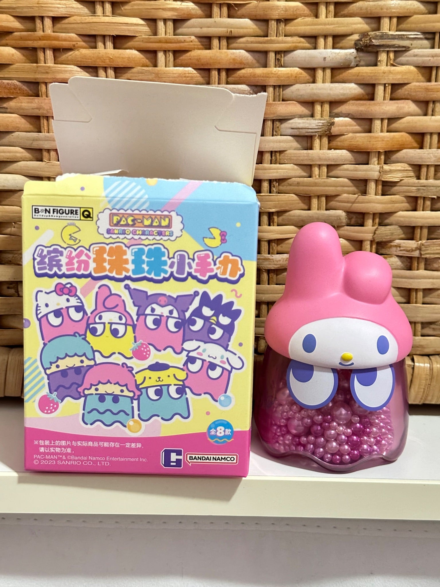  Pac-Man X Sanrio Series 2 Blind Box By Bandai Namco - My Melody Pac-Man (Pac-Man changed with Cinnamoroll) - 1
