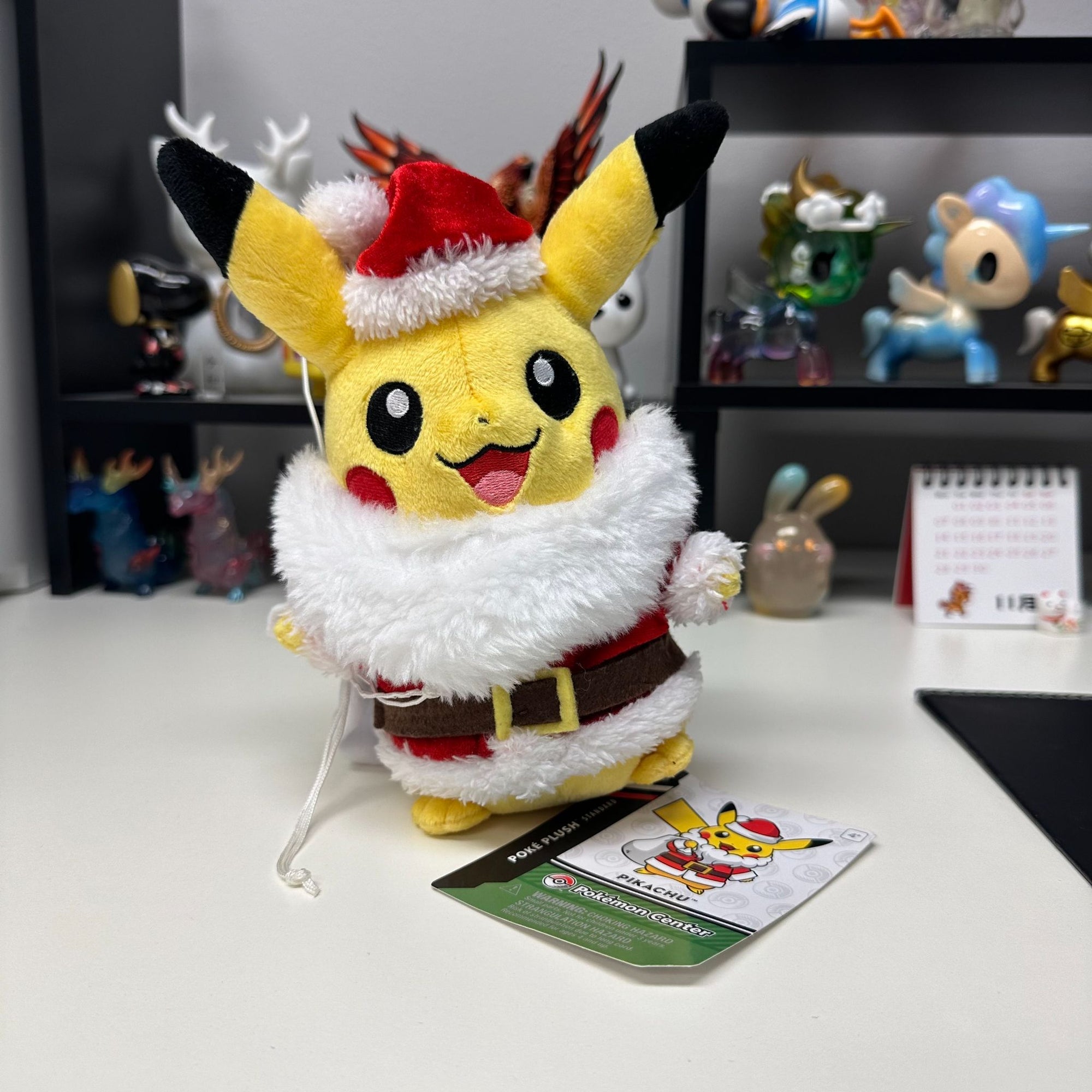 Pokemon Center Christmas Santa Holiday Pikachu Plush - Mindzai Toy