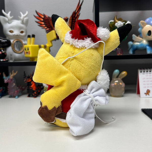 Pokemon Center Christmas Santa Holiday Pikachu Plush - Mindzai Toy