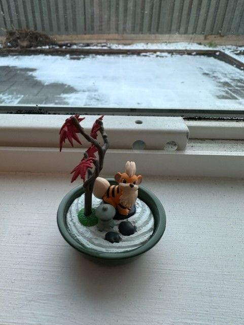 Re-Ment Pokemon Bonsai Series 2 - Growlithe - Mindzai Toy Shop