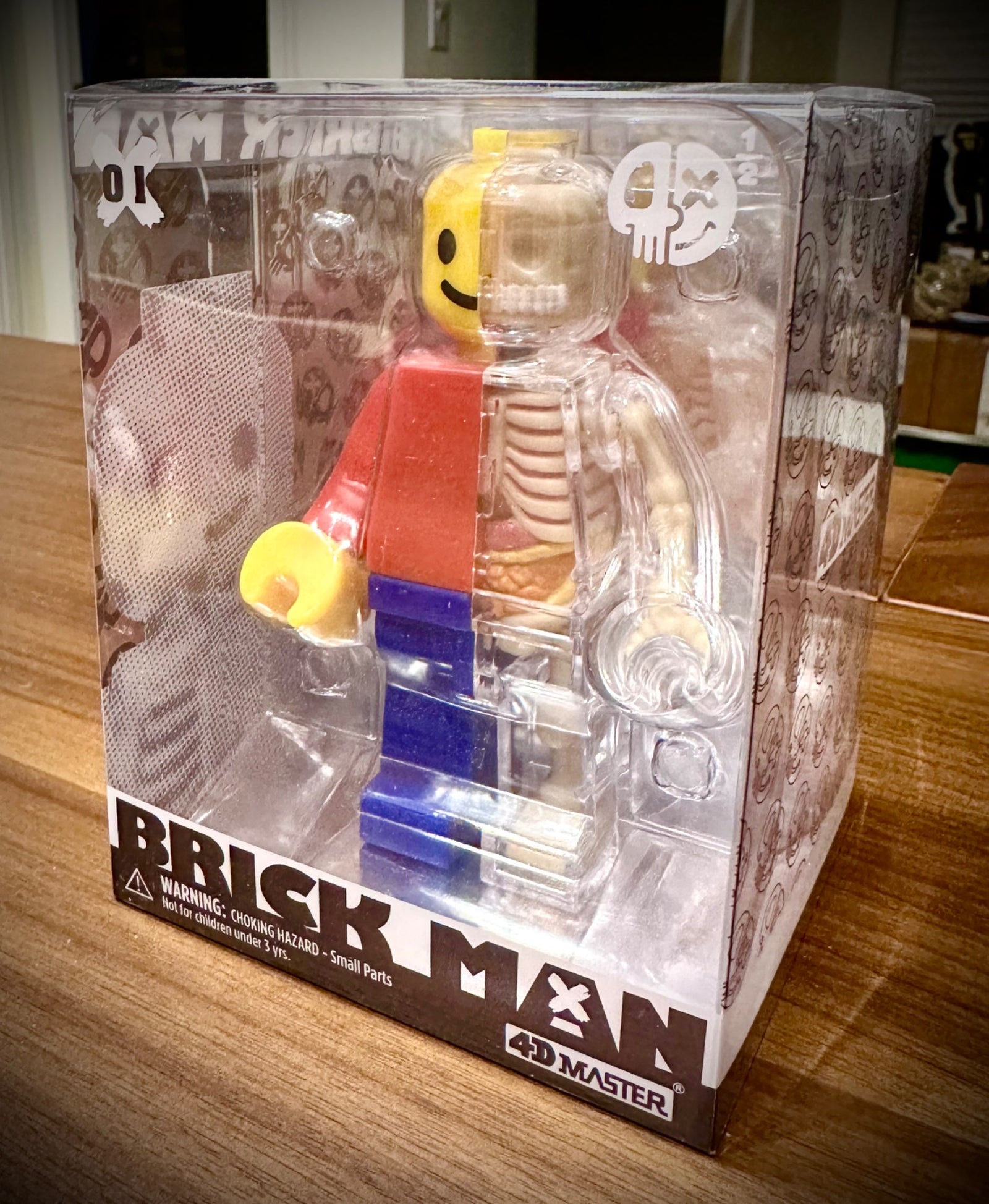 New Brick Man Dissected  5" Lego Figure xxray pop lego Jason Freeny - 1