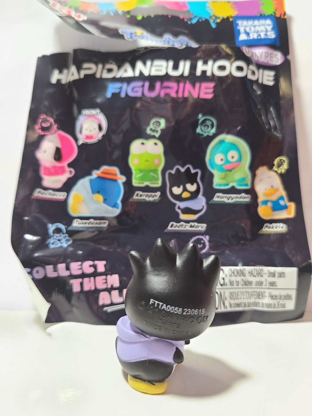 Badtz-Maru - Hapidanbui Hoodie Figurine by Takara Tomy Arts - 2