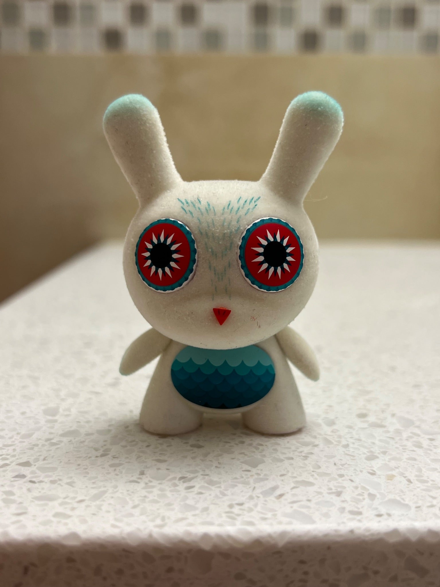 Kidrobot ~ Dunny • Nathan Jurevicius <flocked• - 1