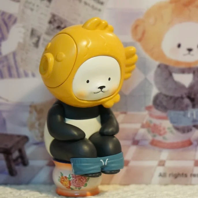 Pooping Bear - Mini Taiyaki Panda Blind Box Series 2 Pan Pan's Theatre by PlanetBear Artist - 1